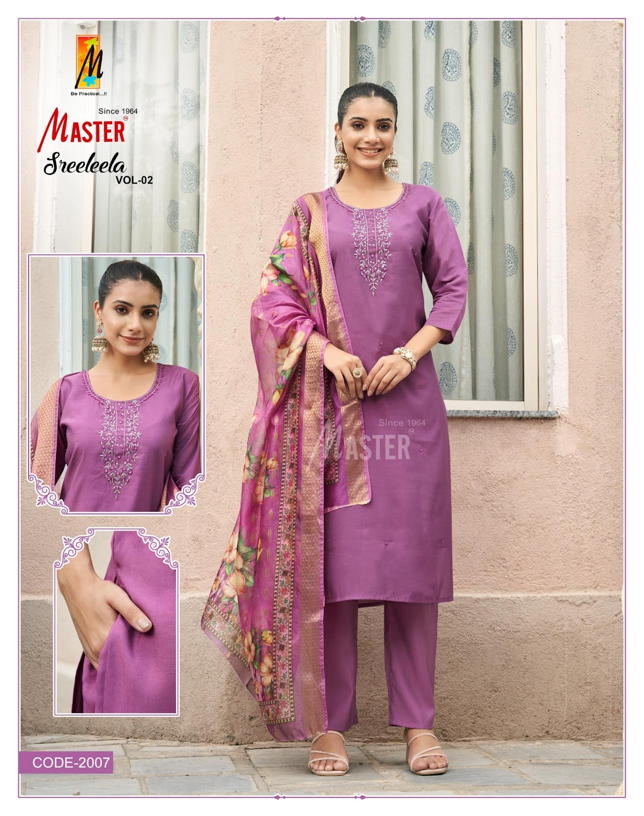 Sreeleela Vol 2 Master Roman Silk Readymade Pant Style Suits Manufacturer Ahmedabad