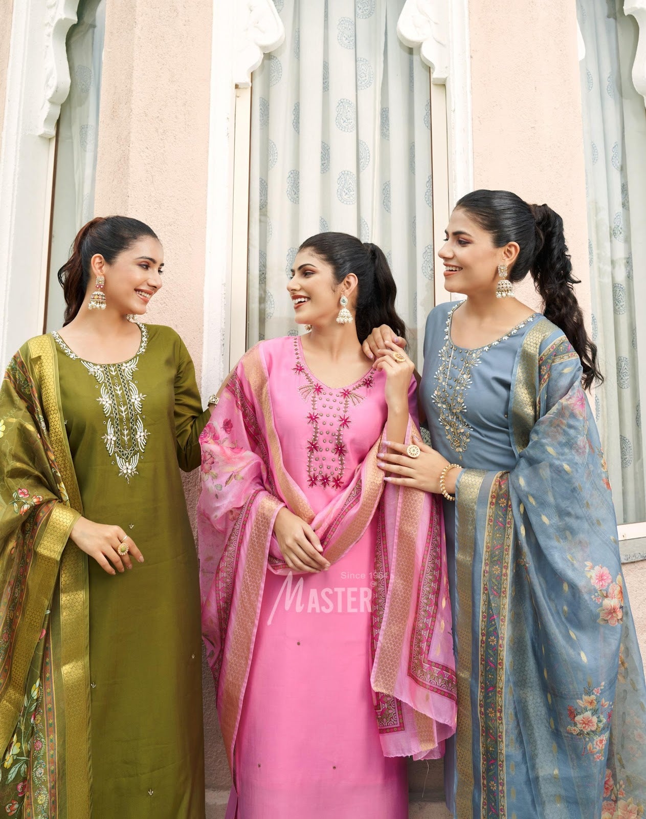 Sreeleela Vol 2 Master Roman Silk Readymade Pant Style Suits Manufacturer Ahmedabad