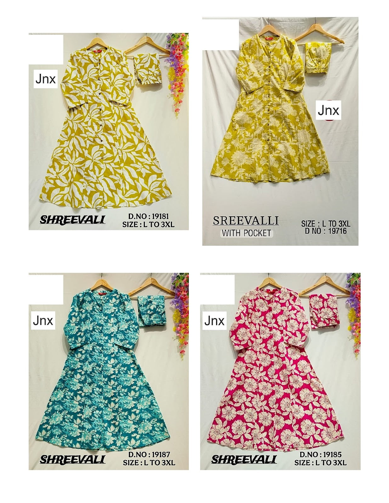 Sreevalli Jnx Cotton Kurti Pant Set Manufacturer