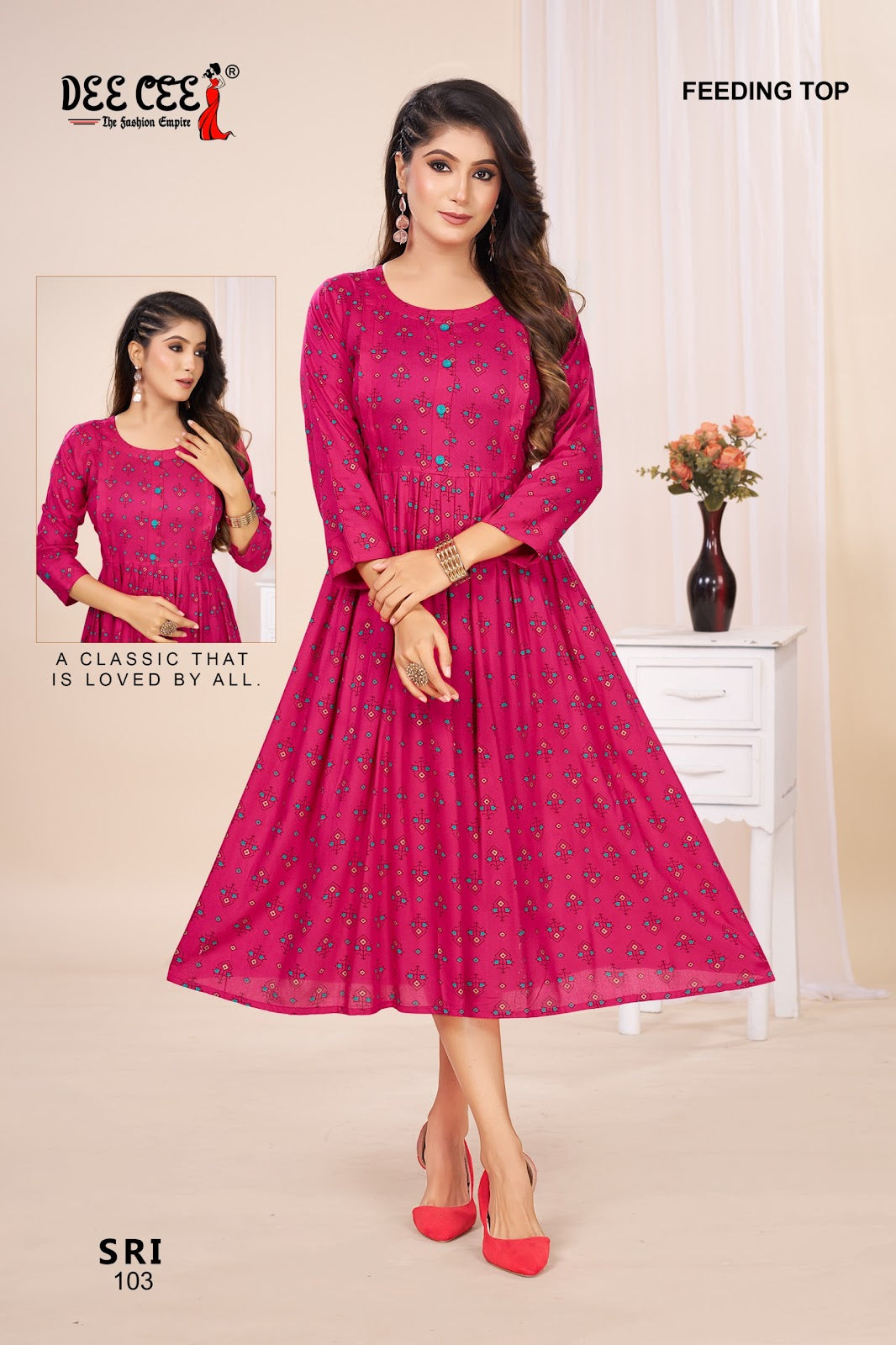 Sri Deecee Rayon Feeding Kurtis Manufacturer