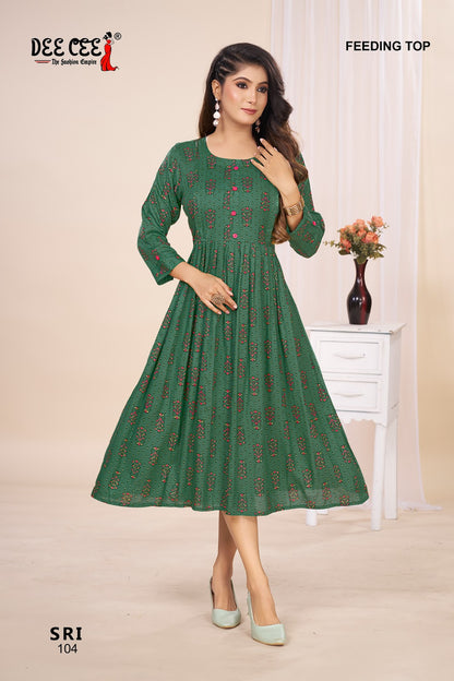 Sri Deecee Rayon Feeding Kurtis Manufacturer