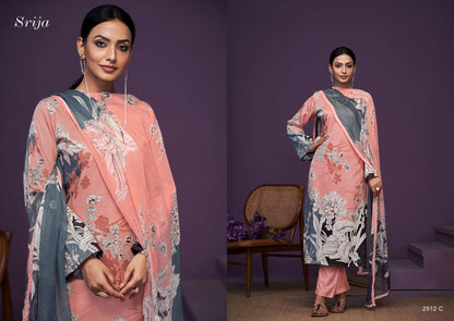 Srija Sargam Prints Cotton Pant Style Suits Wholesaler Ahmedabad