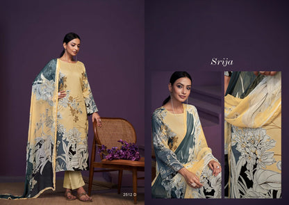 Srija Sargam Prints Cotton Pant Style Suits Wholesaler Ahmedabad