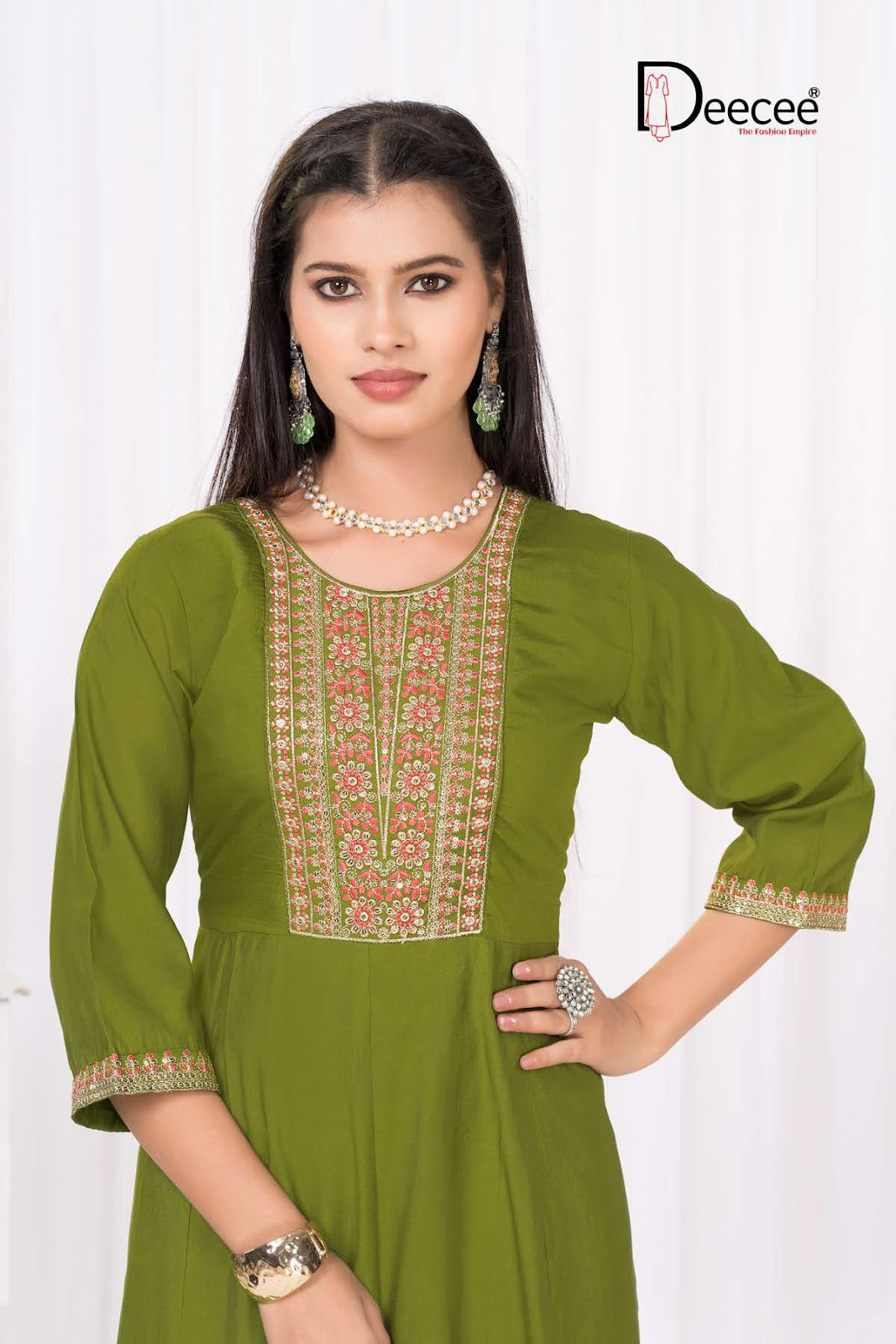 Sringar Deecee Roman Silk Anarkali Kurtis Wholesale
