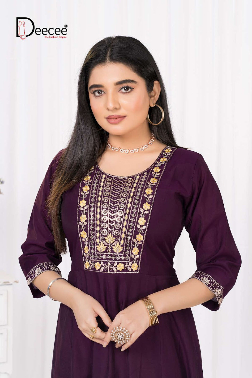 Sringar Deecee Roman Silk Anarkali Kurtis Wholesale