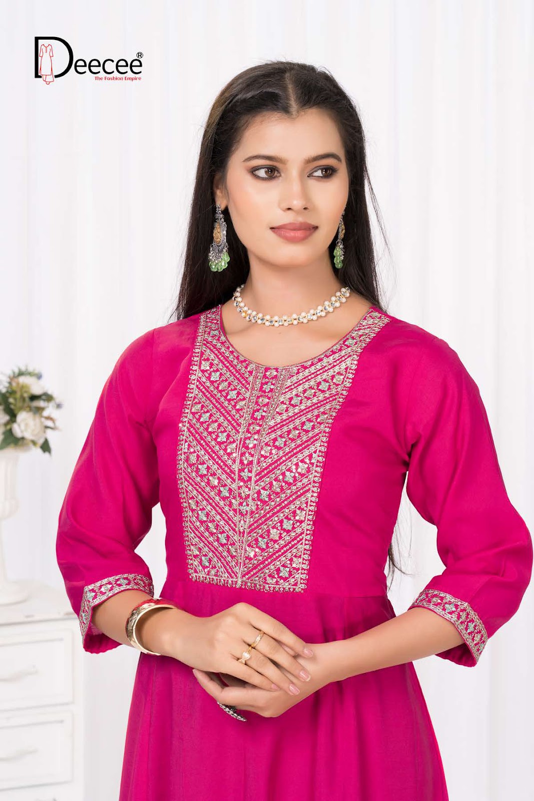 Sringar Deecee Roman Silk Anarkali Kurtis Wholesale