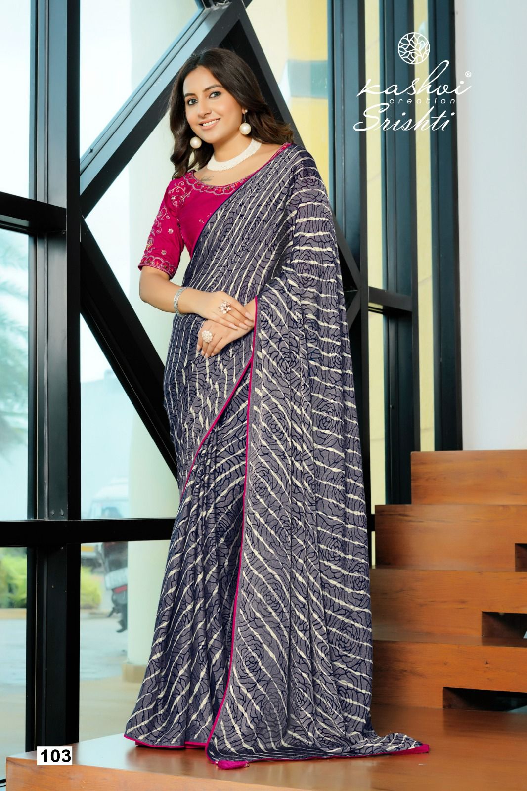 Srishti Kashvi Creation Dull Moss Sarees Wholesale Price