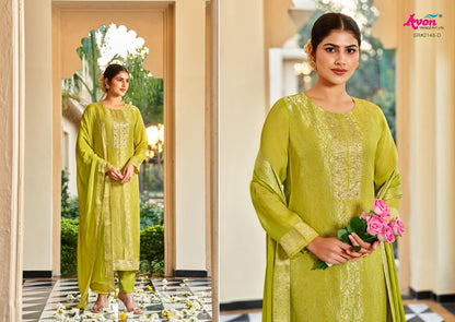 Sristi Avon Trendz Woven Pant Style Suits Exporter Ahmedabad
