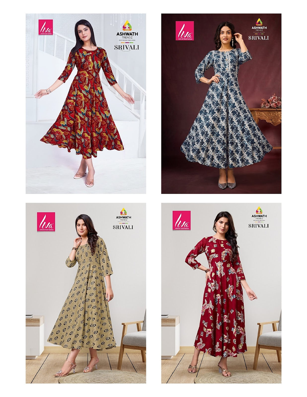 Srivali Ashwath Rayon Kurtis Supplier