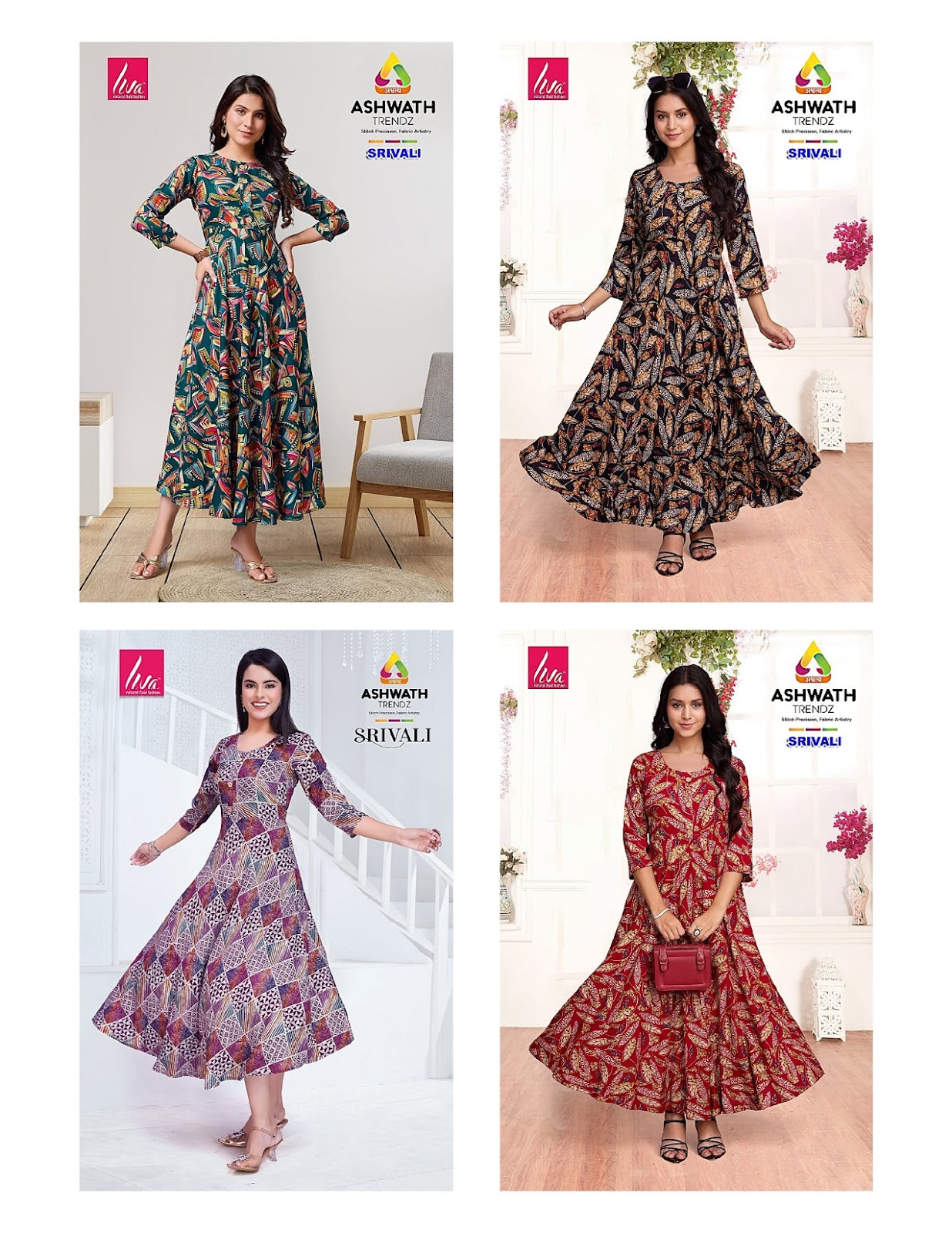 Srivali Ashwath Rayon Kurtis Supplier