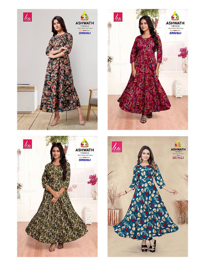 Srivali Ashwath Rayon Kurtis Supplier