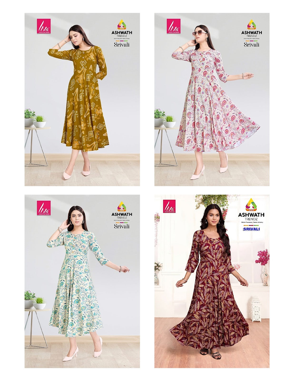 Srivali Ashwath Rayon Kurtis Supplier