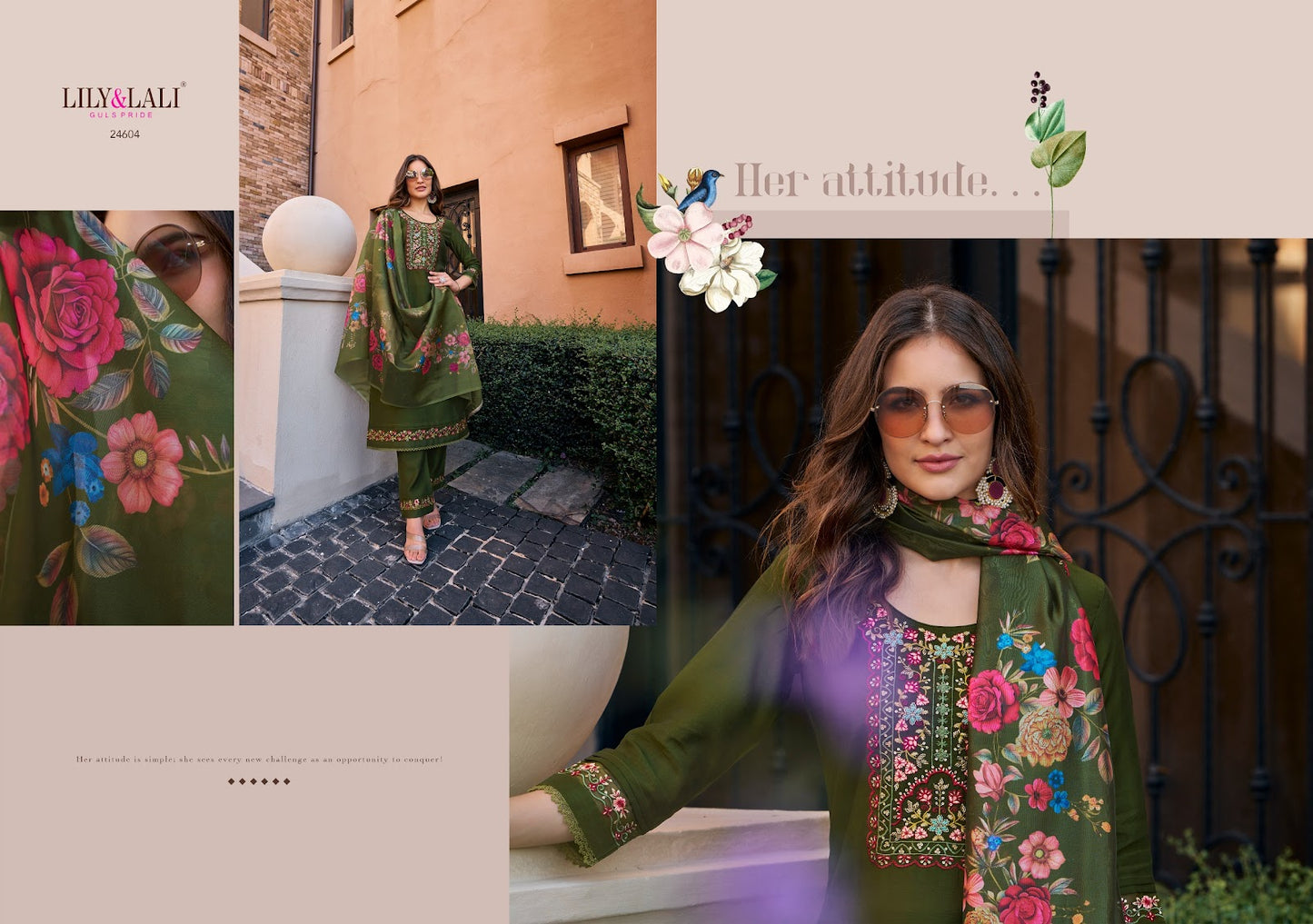 Srivalli Vol 2 Lily Lali Viscose Silk Readymade Pant Style Suits Manufacturer Gujarat