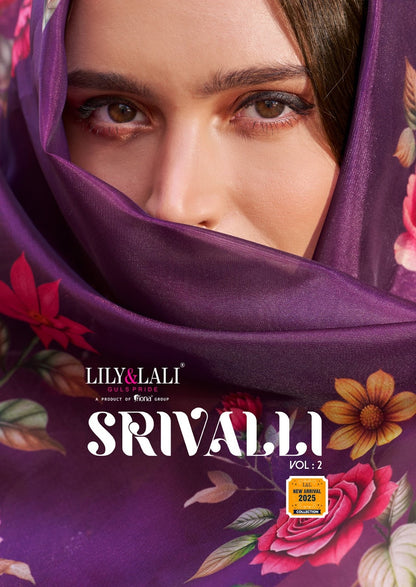 Srivalli Vol 2 Lily Lali Viscose Silk Readymade Pant Style Suits Manufacturer Gujarat
