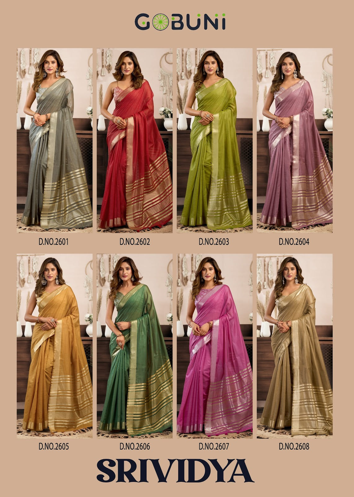 Srividya Gobuni Sarees Wholesaler India