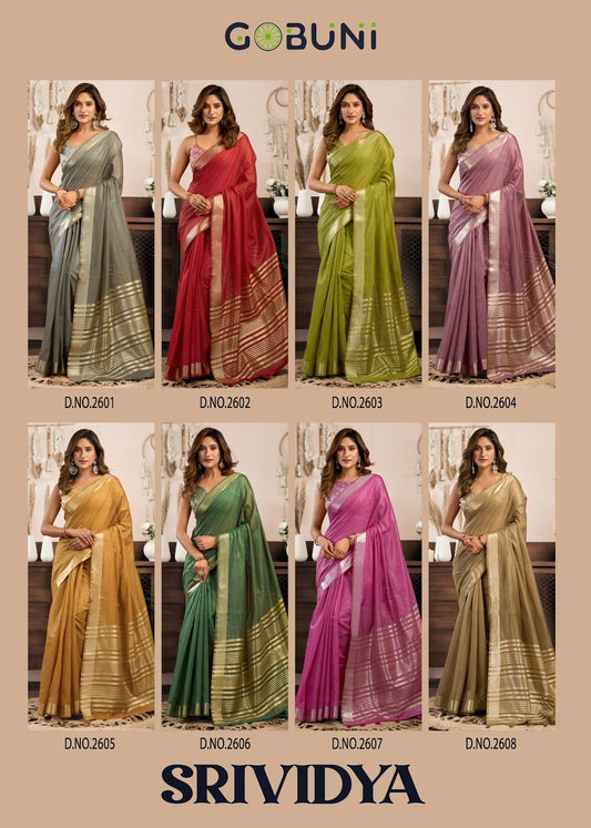 Srividya Gobuni Sarees Wholesaler India
