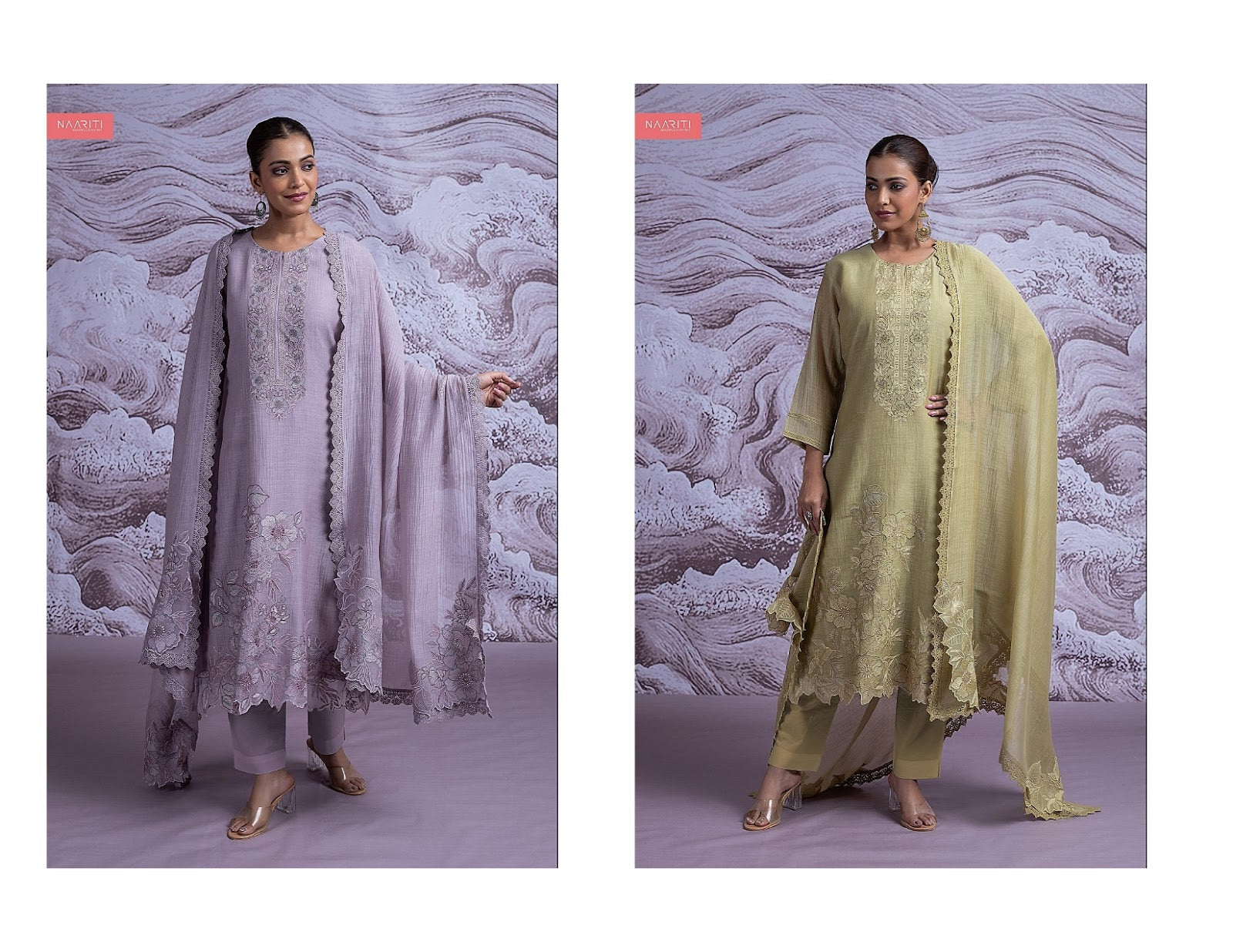 Sriyali Naariti Chanderi Pant Style Suits Wholesale