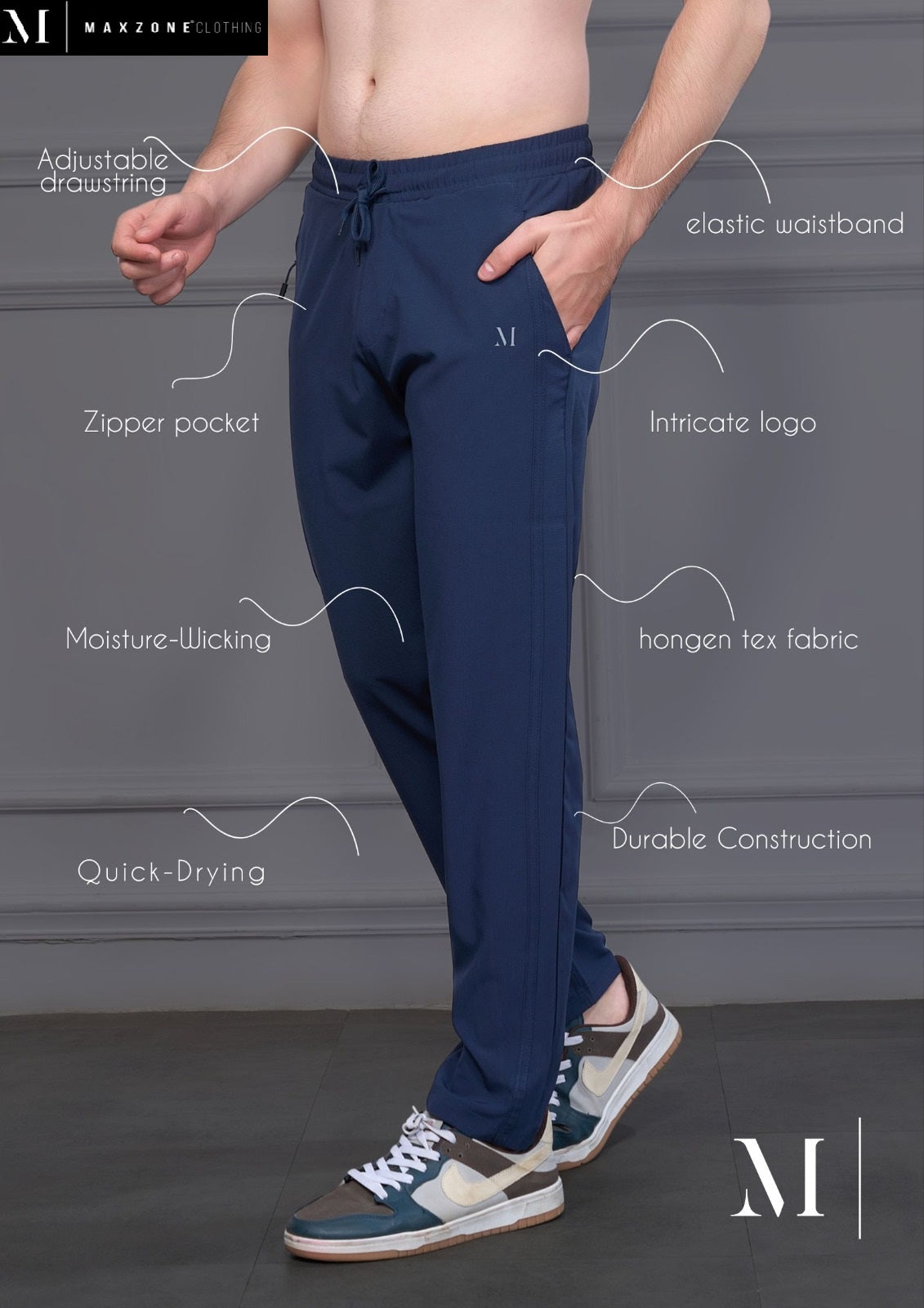 Ssc J F19 Maxzone Clothing Mens Track Pants Supplier India