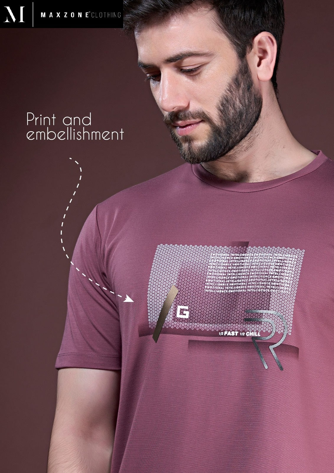 Sskf J G5 A Maxzone Clothing Tencil Lycra Mens Tshirts Wholesaler Ahmedabad