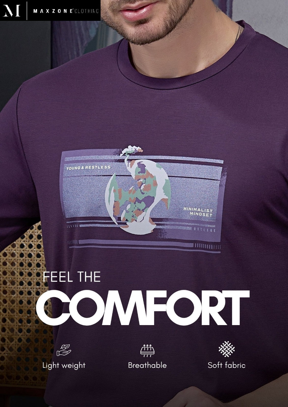 Sskf J G5 A Maxzone Clothing Tencil Lycra Mens Tshirts Wholesaler Ahmedabad