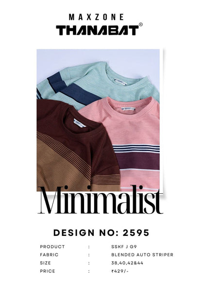 Sskf J G9 Dn 2595 Maxzone Clothing Cod Auto Striper Mens Tshirts Supplier Gujarat