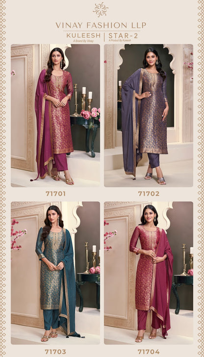 Star 2 Kuleesh Vinay Fashion Llp Simmer Pant Style Suits Manufacturer