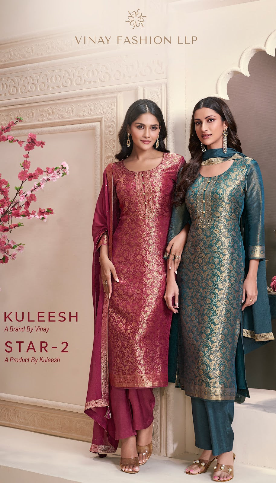 Star 2 Kuleesh Vinay Fashion Llp Simmer Pant Style Suits Manufacturer