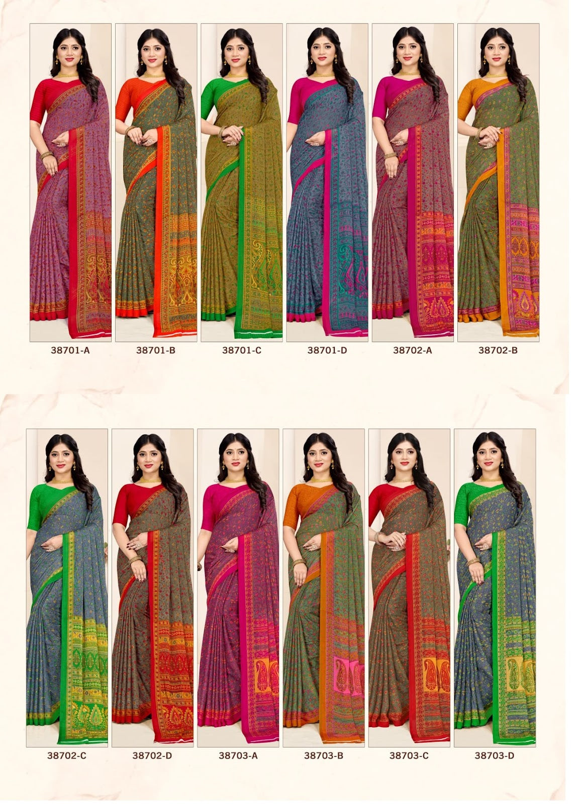 Star Chiffon 180 Ruchi Sarees Manufacturer Gujarat