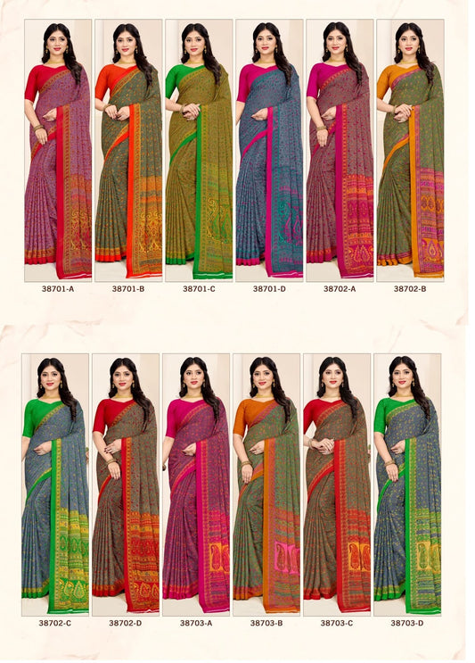Star Chiffon 180 Ruchi Sarees Manufacturer Gujarat