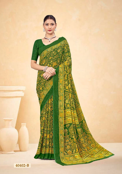 Star Chiffon 187 Ruchi Sarees Manufacturer India