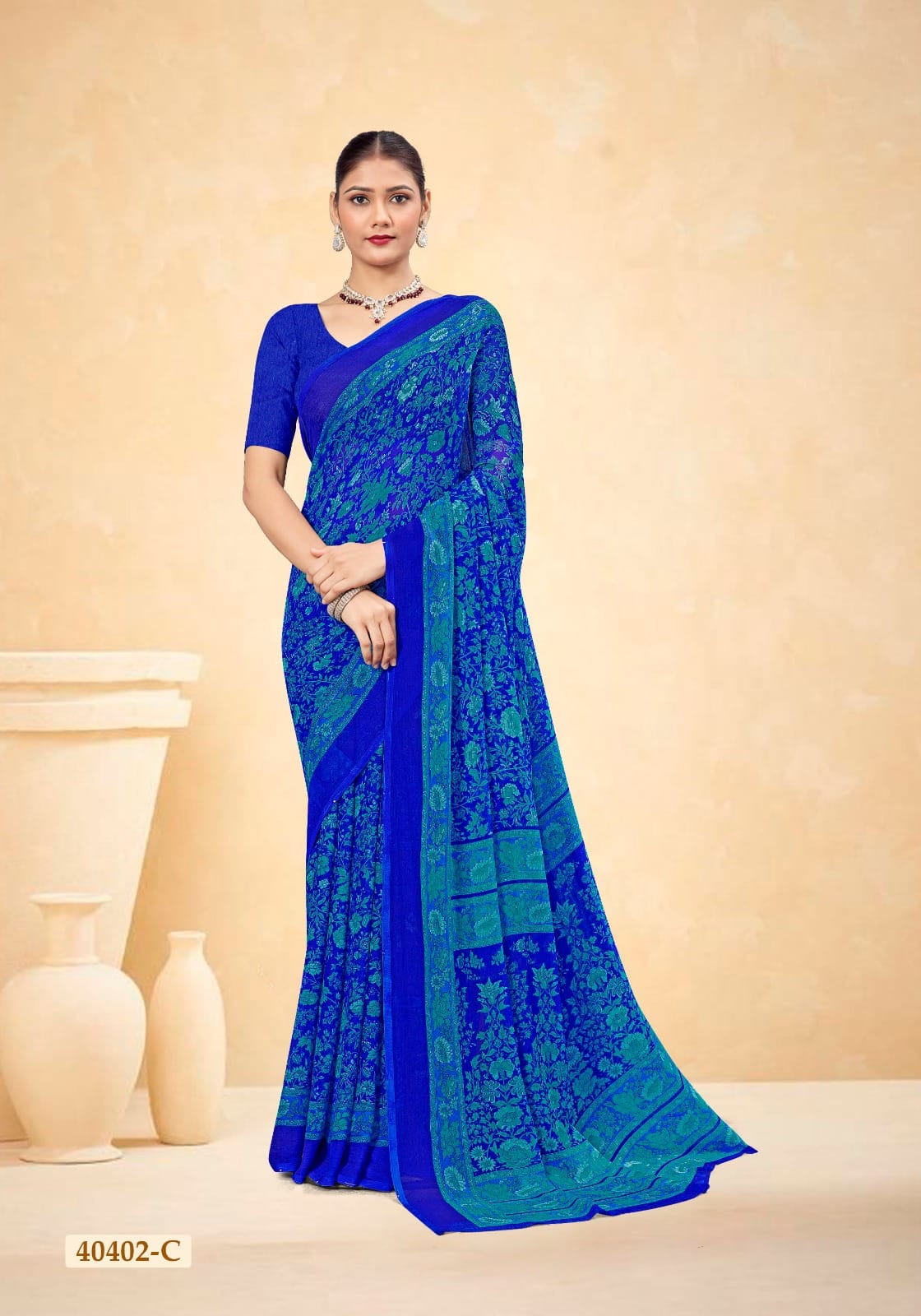 Star Chiffon 187 Ruchi Sarees Manufacturer India