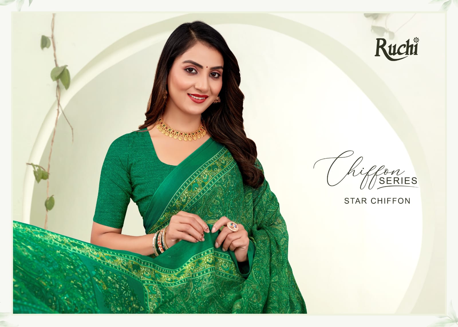 Star Chiffon 188 Ruchi Sarees Exporter