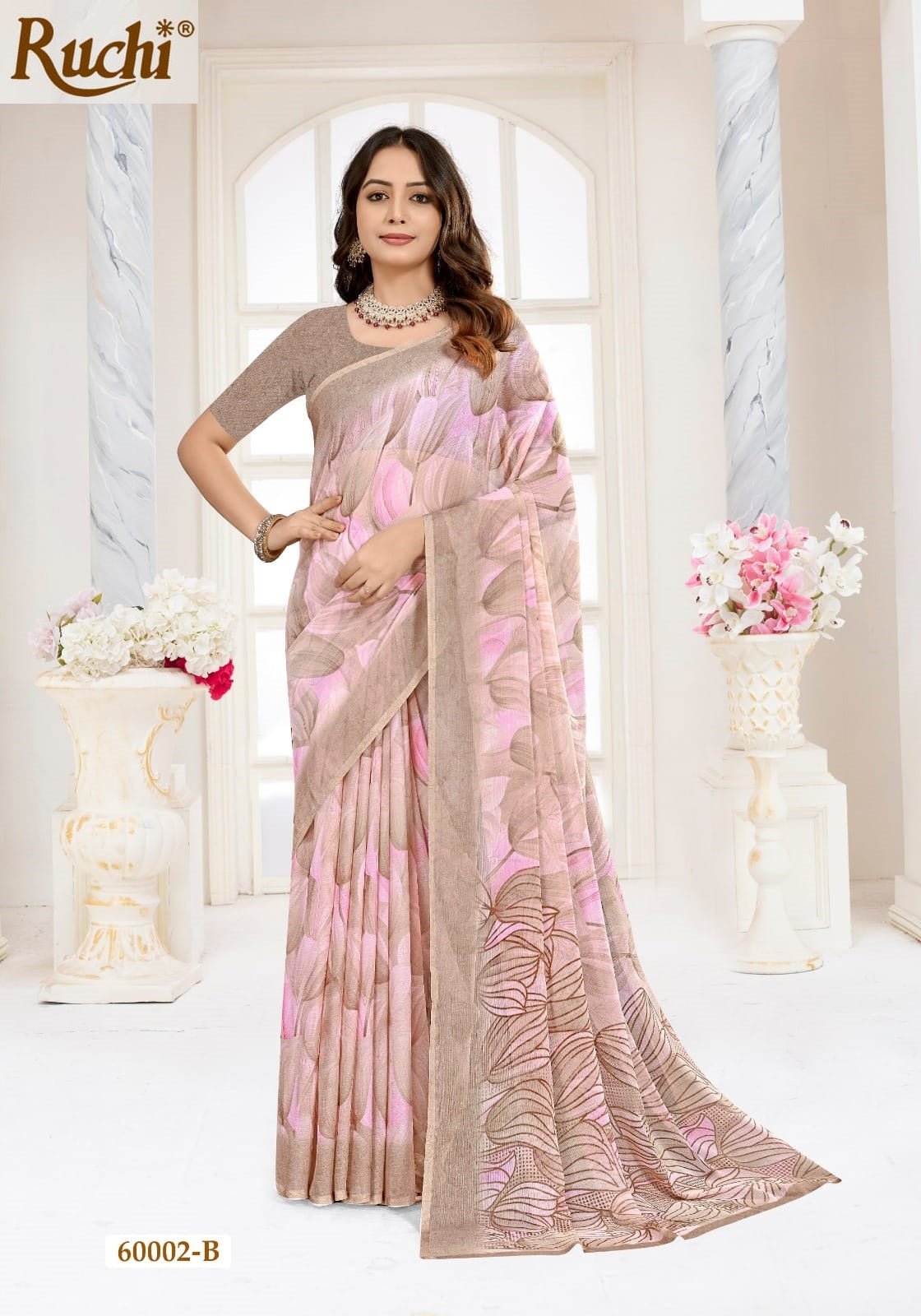Star Chiffon 215 Ruchi Sarees Manufacturer Ahmedabad