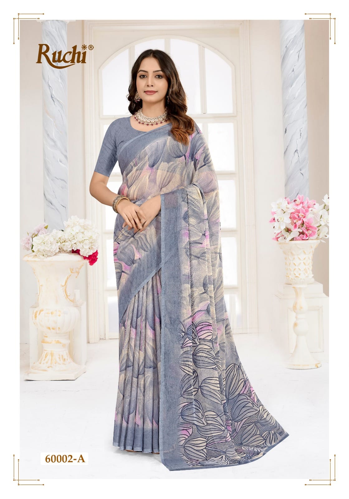 Star Chiffon 215 Ruchi Sarees Manufacturer Ahmedabad