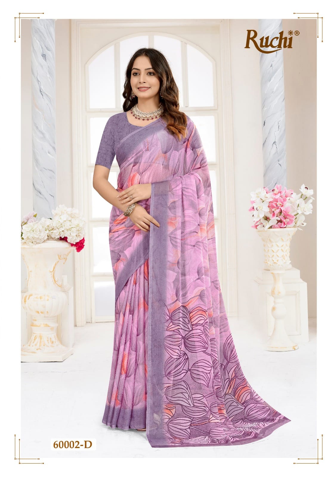 Star Chiffon 215 Ruchi Sarees Manufacturer Ahmedabad