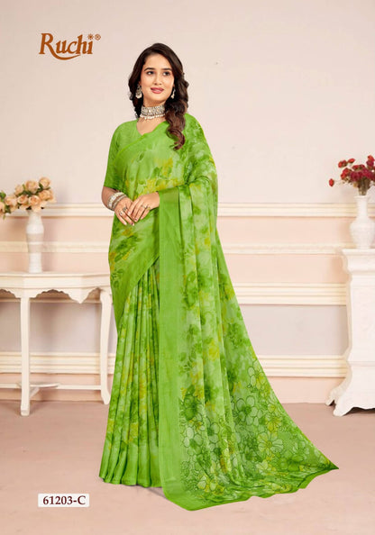 Star Chiffon 225 Ruchi Sarees Exporter