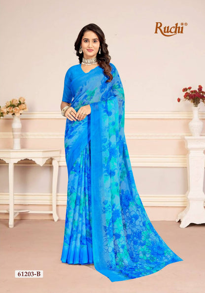 Star Chiffon 225 Ruchi Sarees Exporter