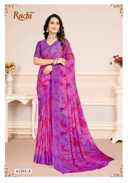 Star Chiffon 225 Ruchi Sarees Exporter