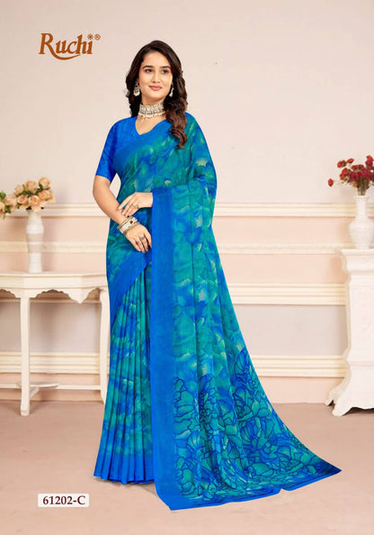 Star Chiffon 225 Ruchi Sarees Exporter