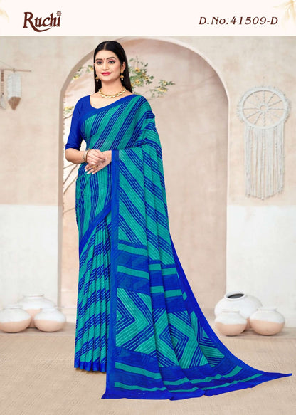 Star Chiffon Lehriya 9 Ruchi Sarees Manufacturer