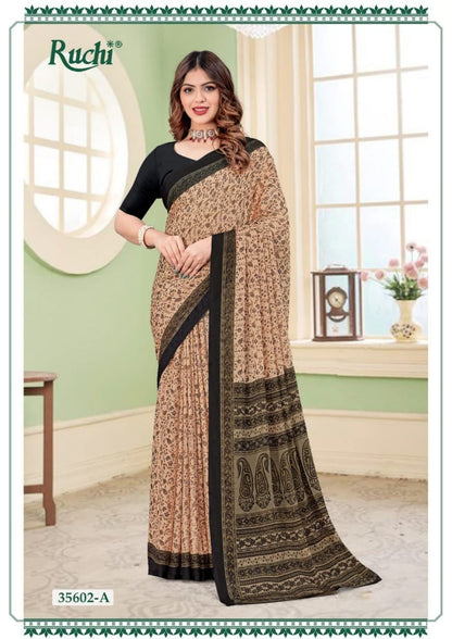 Star Chiffon Vol 166 Ruchi Sarees Manufacturer Ahmedabad