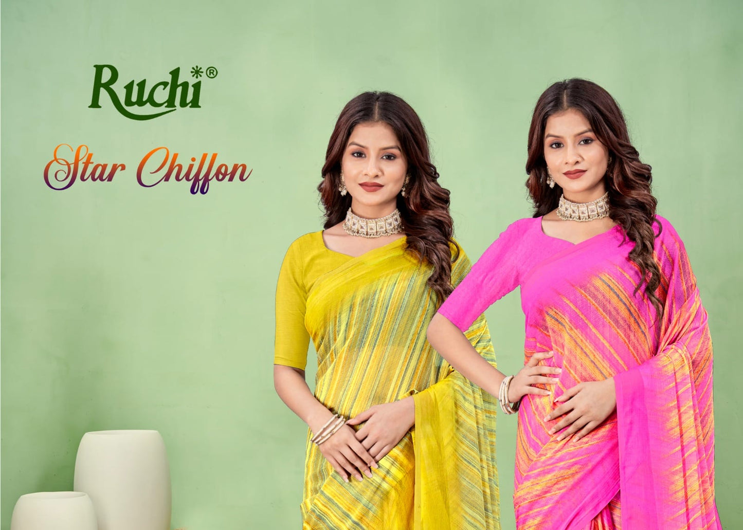 Star Chiffon Vol 170 Ruchi Sarees Wholesale Rate
