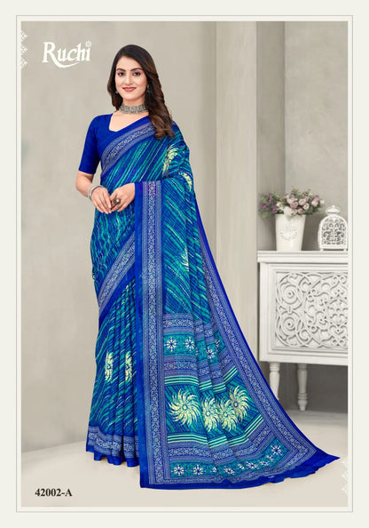 Star Chiffon Vol 192 Ruchi Sarees Exporter India