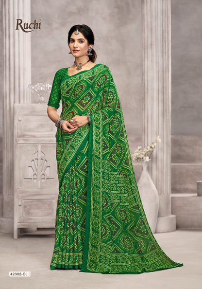 Star Chiffon Vol 194 Ruchi Sarees Supplier India