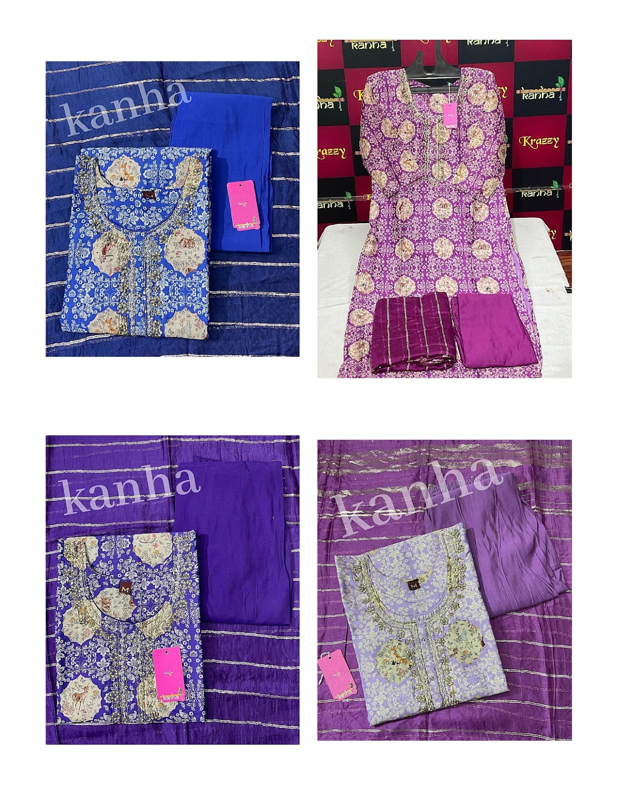 Star Kanha Chanderi Readymade Pant Style Suits Manufacturer India