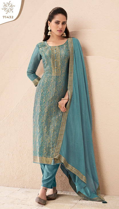 Star Kuleesh Vinay Fashion Llp Simmer Pant Style Suits Exporter India
