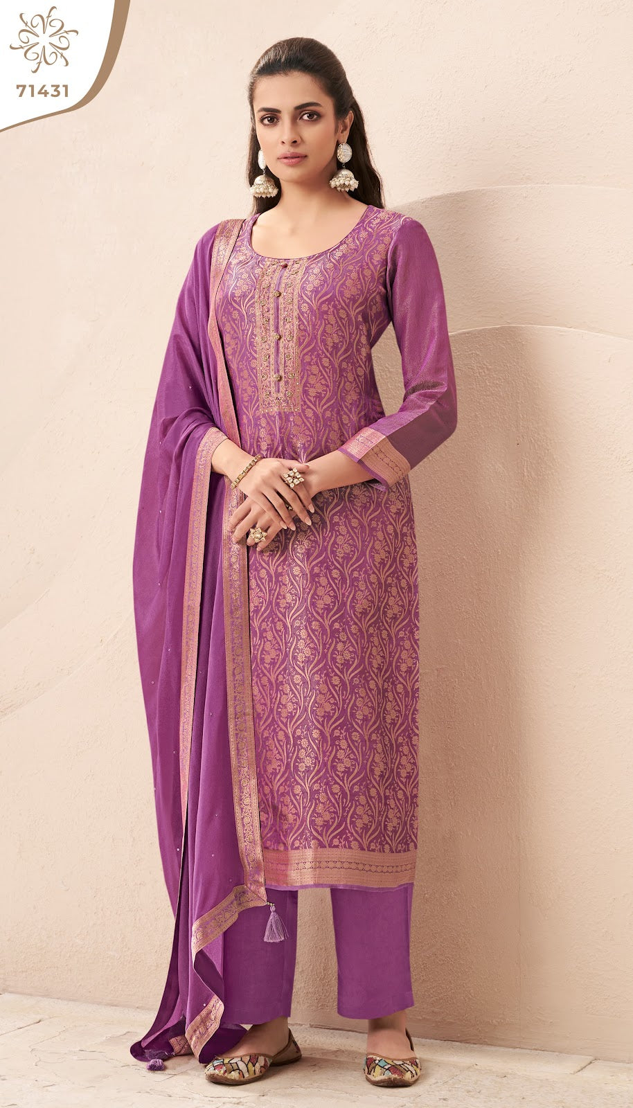 Star Kuleesh Vinay Fashion Llp Simmer Pant Style Suits Exporter India