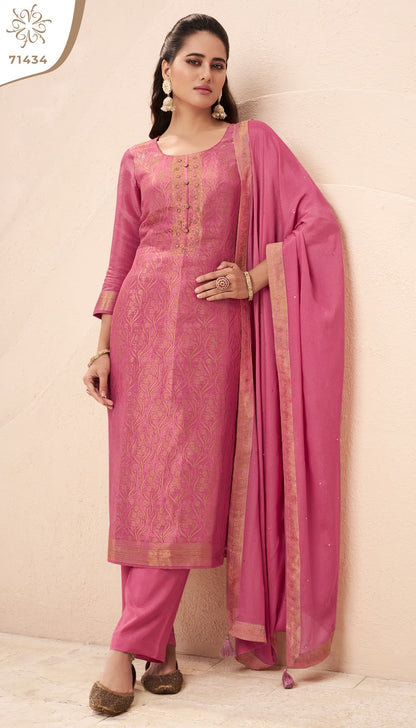 Star Kuleesh Vinay Fashion Llp Simmer Pant Style Suits Exporter India