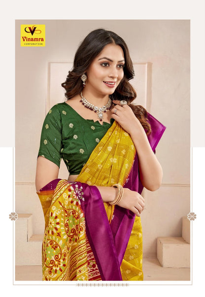 Star Living Vinamra Cotton Silk Sarees Supplier