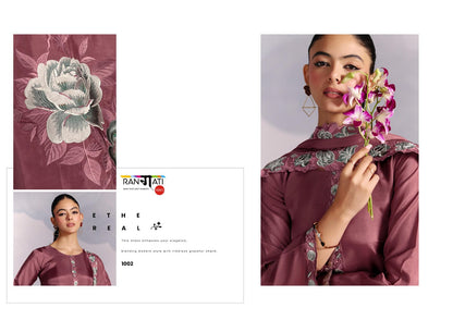 Star Rangati Prints Pure Silk Pant Style Suits Wholesaler